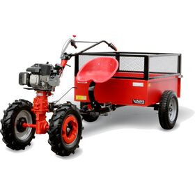 Minitraktor VARI IV GLOBAL, motoplokk DSK-317 + järelkäru ANV-500 (mootor HONDA)