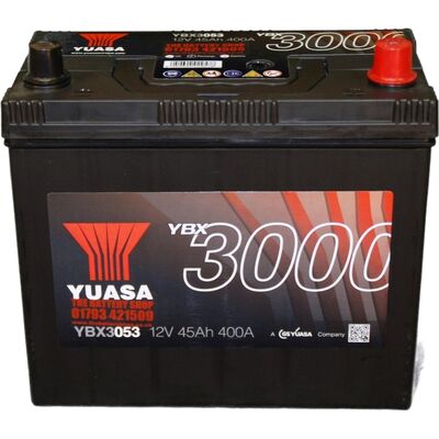 Yuasa YBX3053 12V 45Ah 400CCA SMF käivitusaku