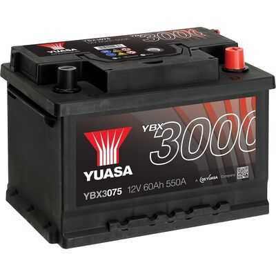 Yuasa YBX3075 12V 60Ah 550CCA SMF käivitusaku