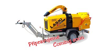 Puiduhakkur LASKI LS 220 DWBS (diiselmootor Kohler KDI 1903 TCR) mobiilne treileril, UUDIS!