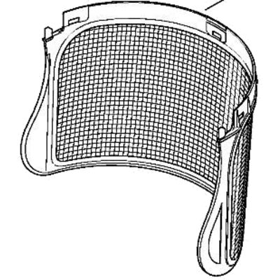 Vahetusvisiir G500 nailonvõrk