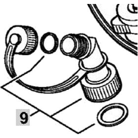 Kanistri täitetila korgiga kütus