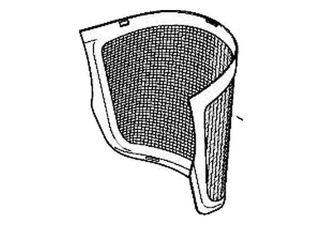 Vahetusvisiir kiivrile ADVANCE X-Vent metallvõrk